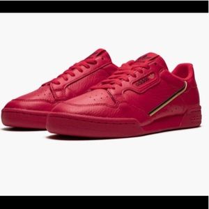 Adidas Continental 80 Mens Sneakers Shoes Casual - Red